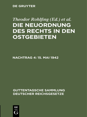 cover image of 15. Mai 1942